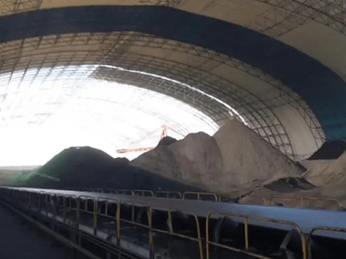 开远煤棚料仓网架